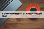 广东红中带风麻将教学（广东麻将红中变视频教学）