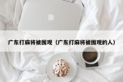 广东打麻将被围观（广东打麻将被围观的人）
